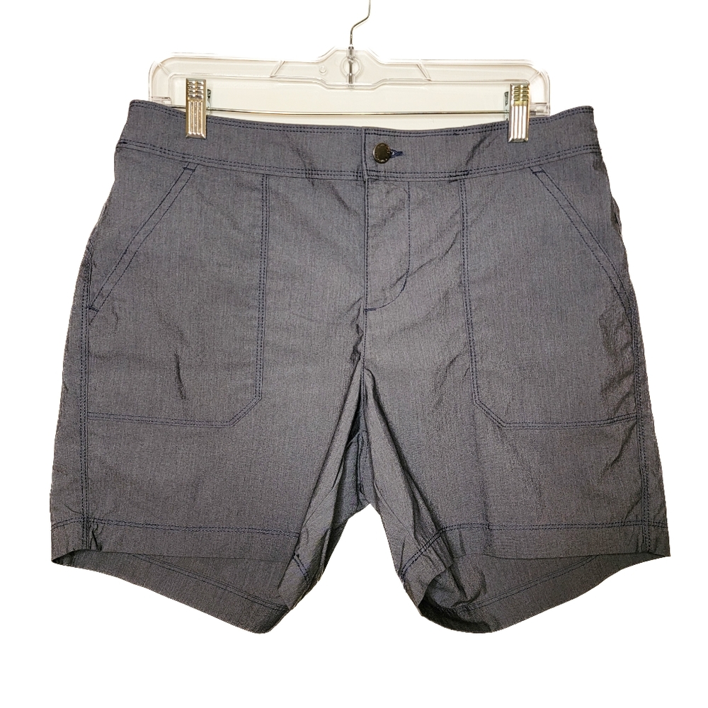 Columbia Hiking Shorts Gray Women's Sz 12 Outdoor Camping Pockets Moisture repel
